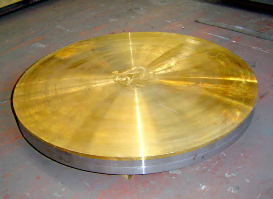 Gr70 Copper Clad Plate ASTM B432 Tube Sheet สำหรับ Heat Exchanger