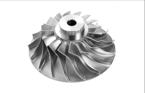 Gr1 Gr2 Gr5 Gr7 Titanium Alloy CNC Machining Parts ใบพัดไทเทเนียม