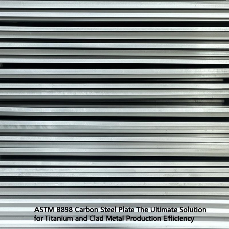 แผ่นเหล็กกล้าคาร์บอน ASTM B898 สุดยอดโซลูชันเพื่อประสิทธิภาพการผลิตไทเทเนียมและโลหะหุ้ม